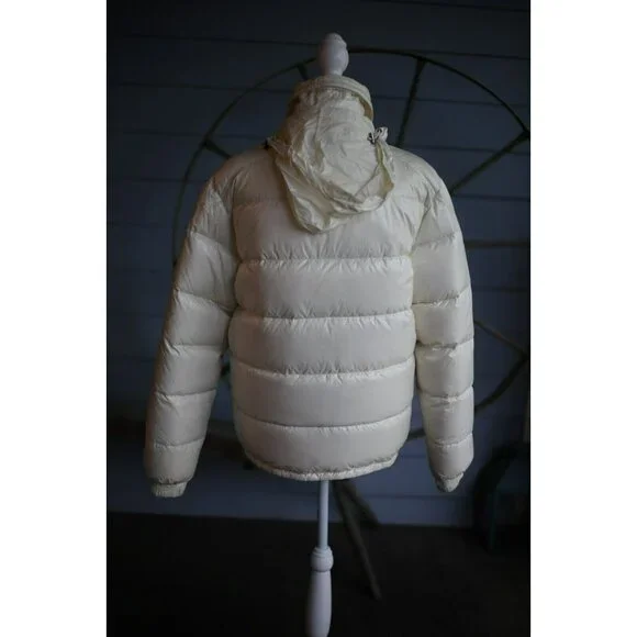 RARE Moncler White Down Puffer Jacket Size 1 / Small $1,925